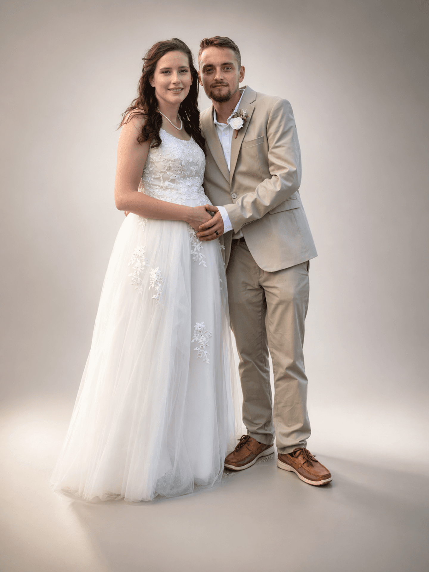 Custom bridal bustle — Pear Tree atelier FL